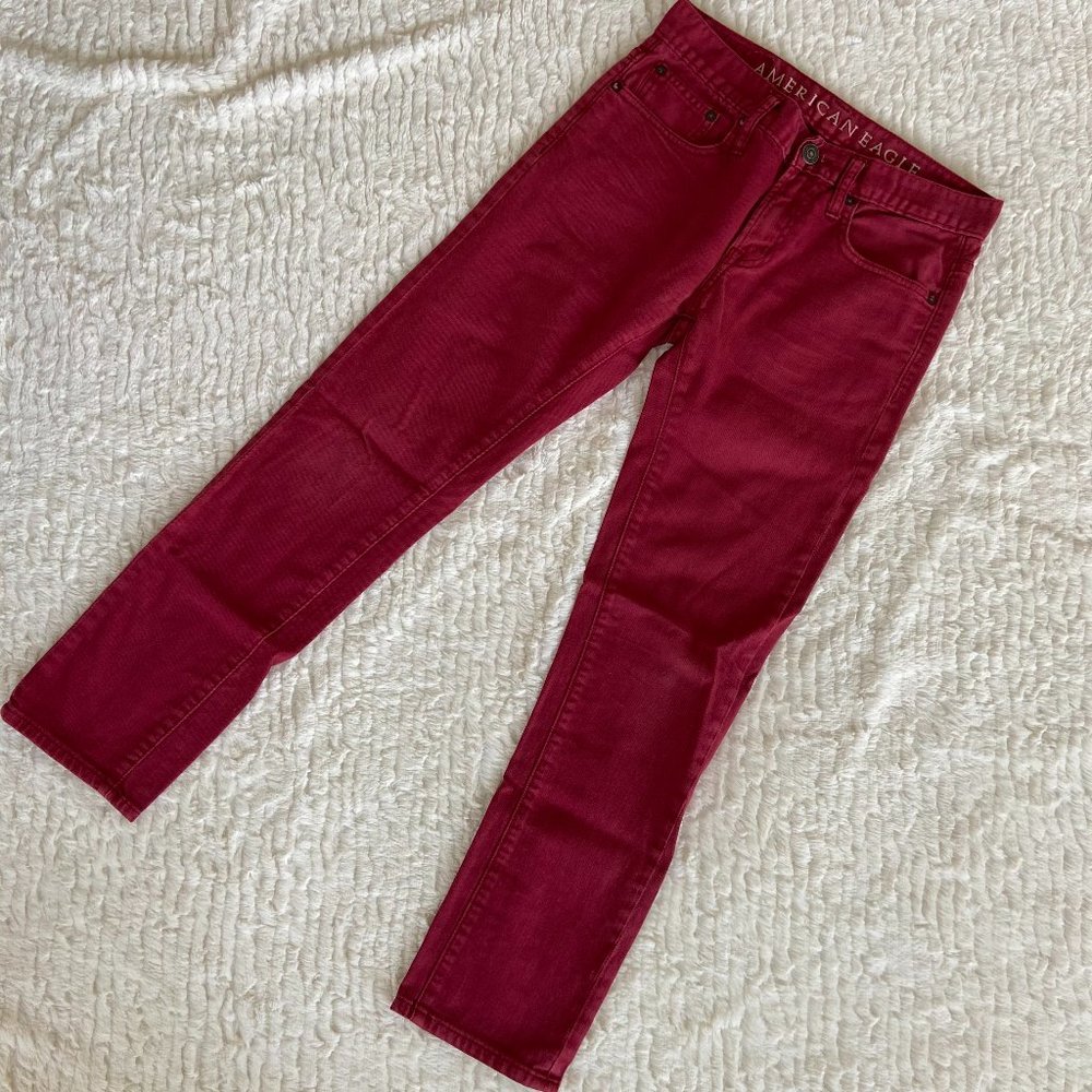 American Eagle Outfitters Denim Jeans Red Size 28/32